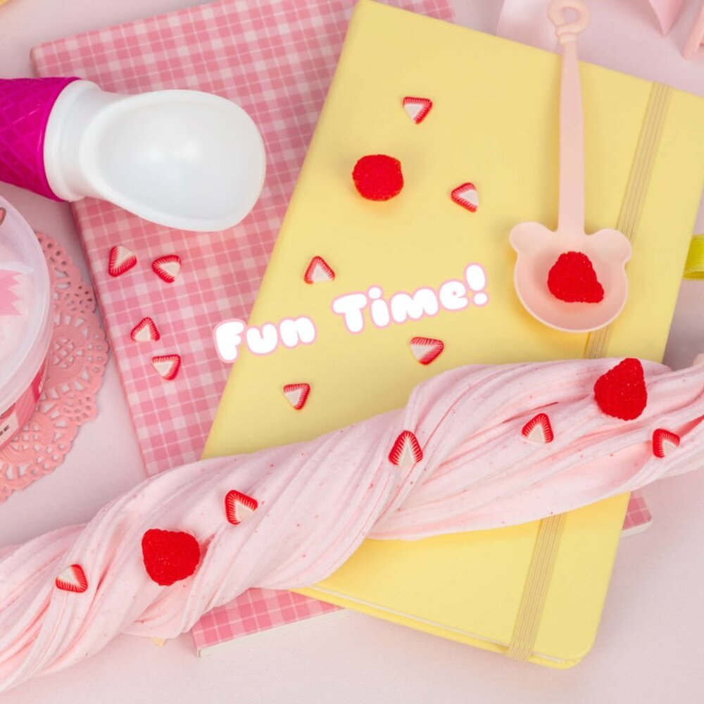 Strawberry Mousse Fluffy Butter Slime - Picture 3 of 7